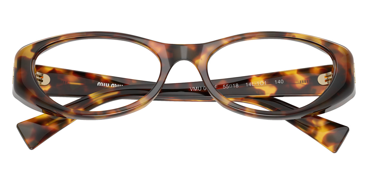 Miu Miu® MU 03ZVF Eyeglasses MU 03ZVF 14L1O1 55 - Honey Havana