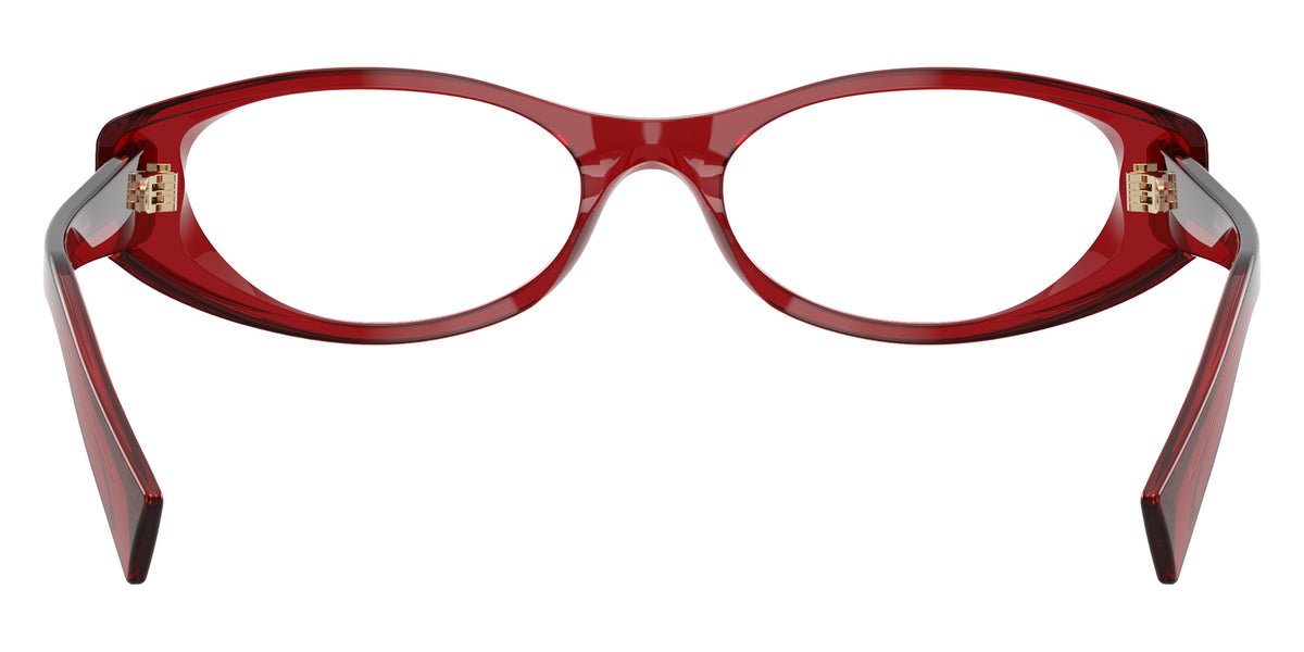 Miu Miu® MU 03ZVF Eyeglasses MU 03ZVF 25M1O1 55 - Transparent Red
