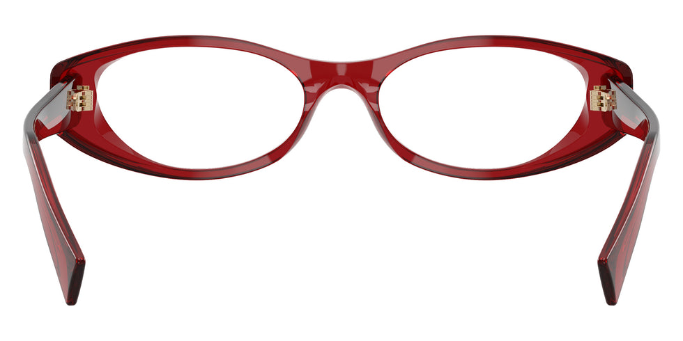 Miu Miu® MU 03ZVF Eyeglasses MU 03ZVF 25M1O1 55 - Transparent Red