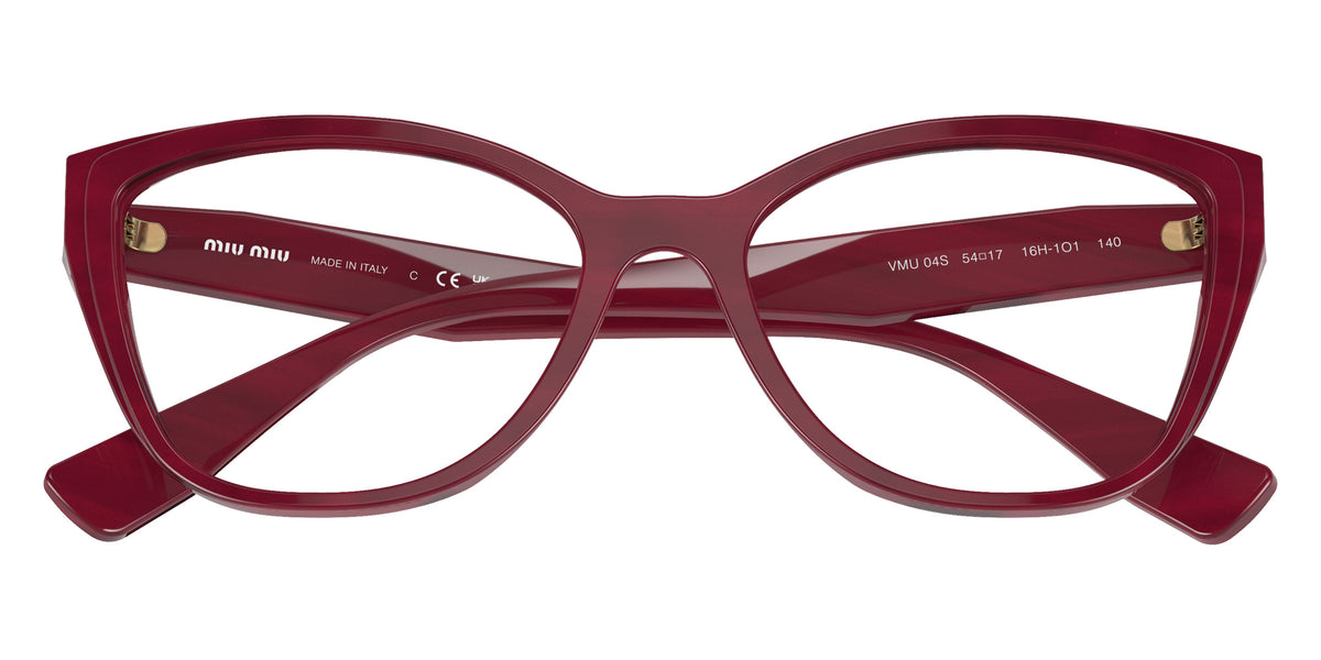 Miu Miu® MU 04SV Eyeglasses MU 04SV 16H1O1 54 - Bordeaux