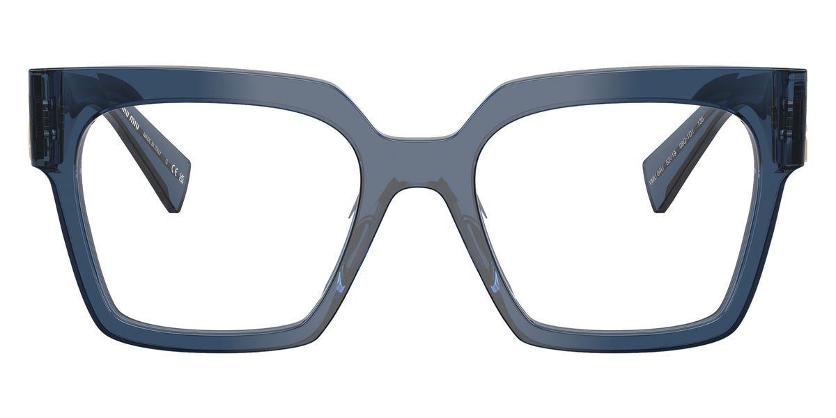 Miu Miu® MU 04UV Eyeglasses MU 04UV 08Q1O1 52 - Blue Transparent
