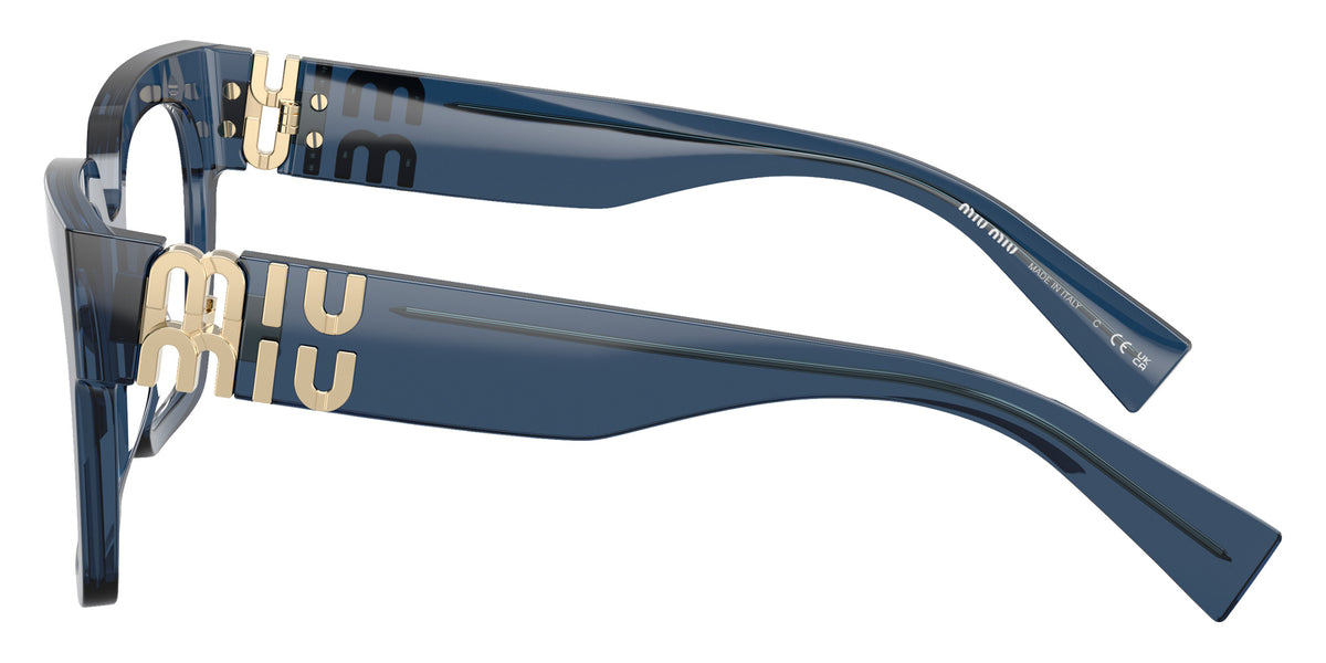 Miu Miu® MU 04UV Eyeglasses MU 04UV 08Q1O1 52 - Blue Transparent
