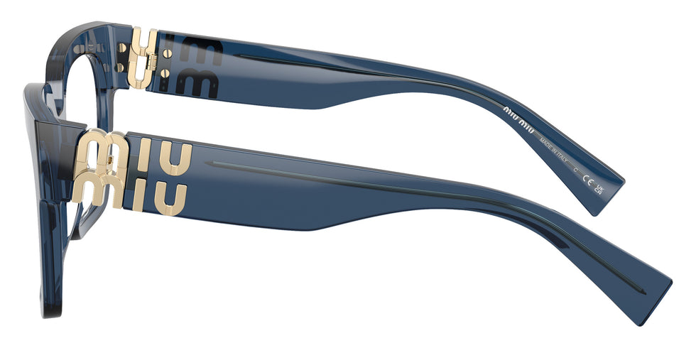 Miu Miu® MU 04UV Eyeglasses MU 04UV 08Q1O1 52 - Blue Transparent
