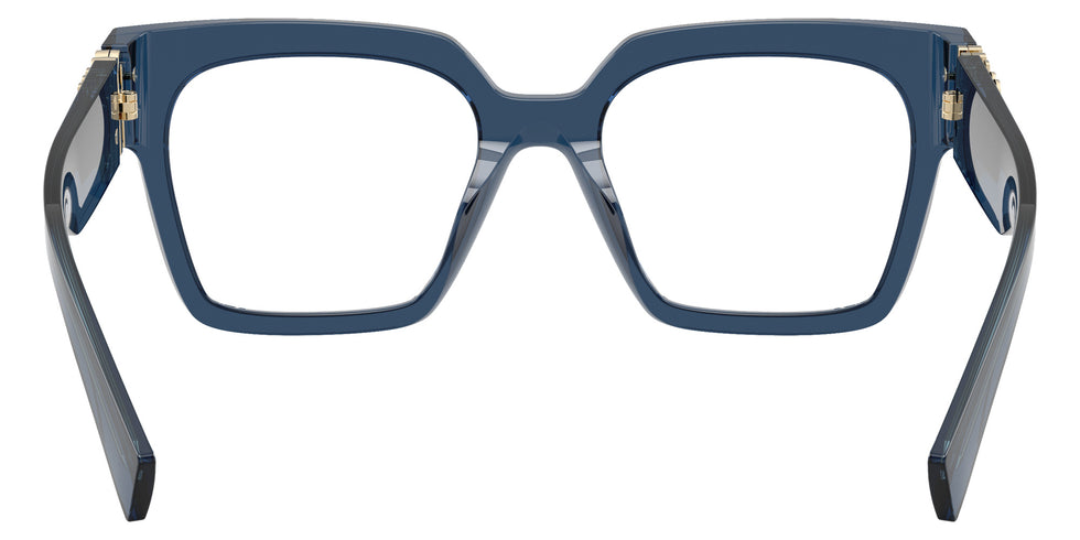 Miu Miu® MU 04UV Eyeglasses MU 04UV 08Q1O1 52 - Blue Transparent