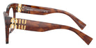 Miu Miu® MU 04UV Eyeglasses MU 04UV 11Q1O1 52 - Stripped Tobacco