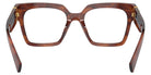 Miu Miu® MU 04UV Eyeglasses MU 04UV 11Q1O1 52 - Stripped Tobacco