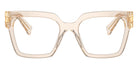 Miu Miu® MU 04UV Eyeglasses MU 04UV 11T1O1 52 - Sand Transparent