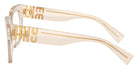 Miu Miu® MU 04UV Eyeglasses MU 04UV 11T1O1 52 - Sand Transparent