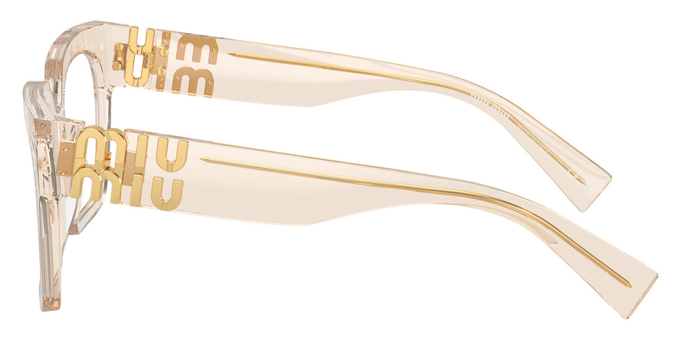 Miu Miu® MU 04UV Eyeglasses MU 04UV 11T1O1 52 - Sand Transparent