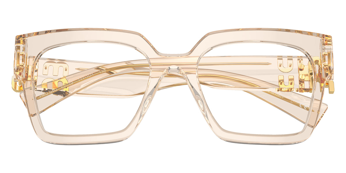 Miu Miu® MU 04UV Eyeglasses MU 04UV 11T1O1 52 - Sand Transparent