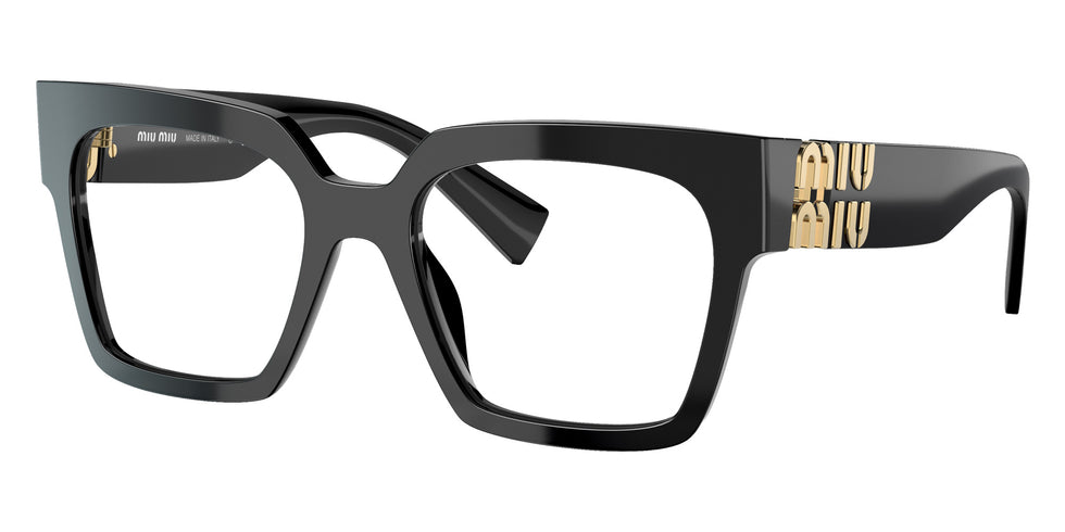 Miu Miu® MU 04UV Eyeglasses MU 04UV 1AB1O1 52 - Black