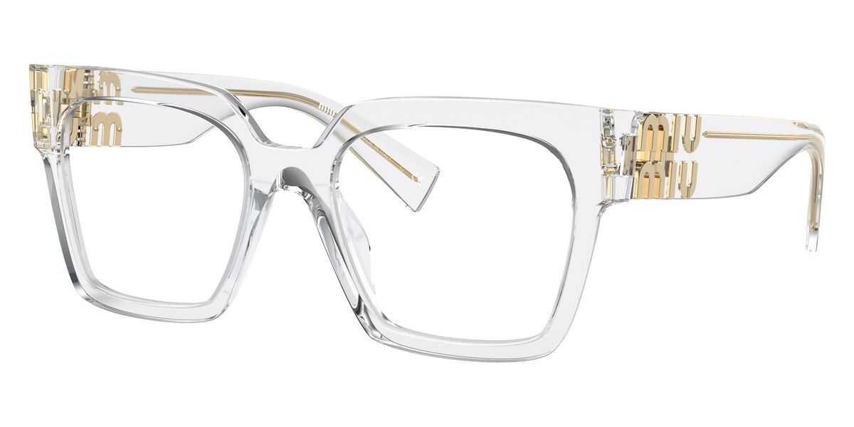 Miu Miu® MU 04UV Eyeglasses MU 04UV 2AZ1O1 52 - Crystal