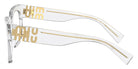 Miu Miu® MU 04UV Eyeglasses MU 04UV 2AZ1O1 52 - Crystal