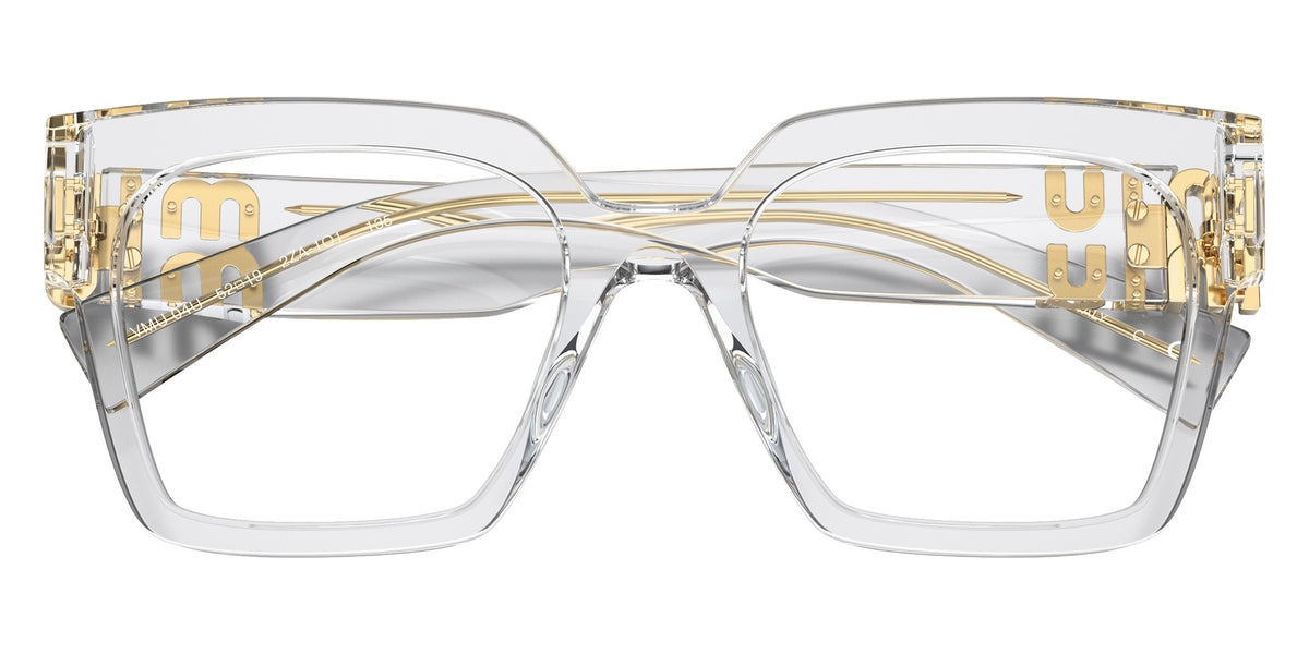 Miu Miu® MU 04UV Eyeglasses MU 04UV 2AZ1O1 52 - Crystal
