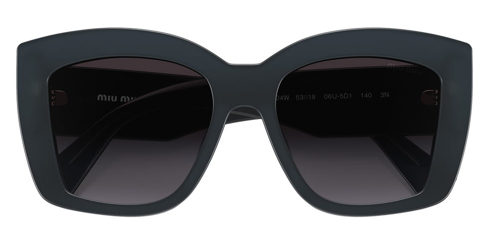 Miu Miu® MU 04WS Sunglasses MU 04WS 06U5D1 53 - Grey Opal And Black