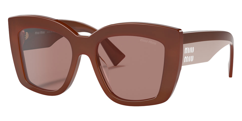 Miu Miu® MU 04WS Sunglasses MU 04WS 07X06P 53 - Bordeaux Opal And Black