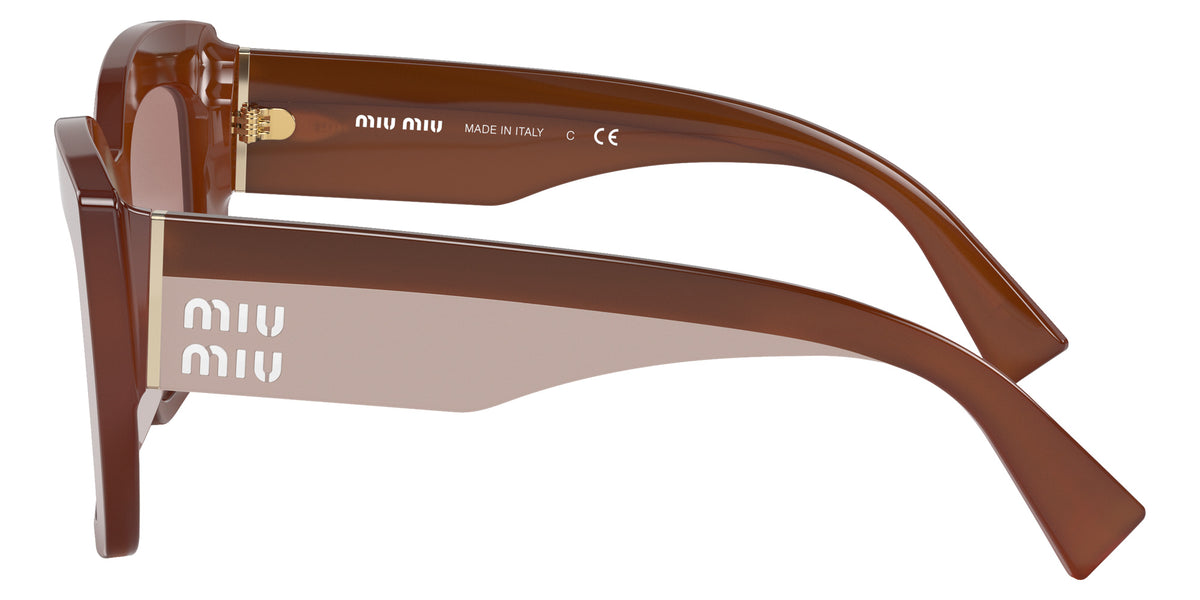 Miu Miu® MU 04WS Sunglasses MU 04WS 07X06P 53 - Bordeaux Opal And Black