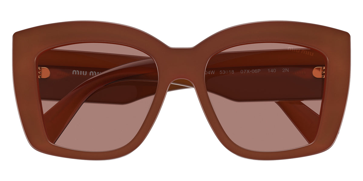 Miu Miu® MU 04WS Sunglasses MU 04WS 07X06P 53 - Bordeaux Opal And Black