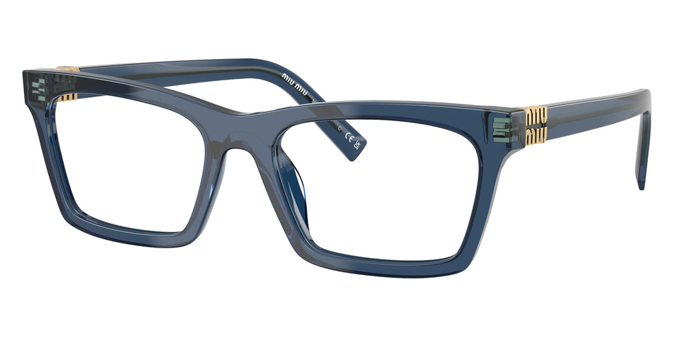 Miu Miu® MU 04WV Eyeglasses MU 04WV 08Q101 55 - Blue Transparent