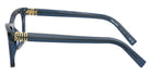 Miu Miu® MU 04WV Eyeglasses MU 04WV 08Q101 55 - Blue Transparent