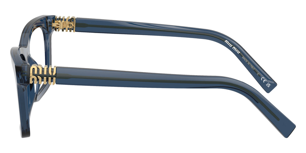 Miu Miu® MU 04WV Eyeglasses MU 04WV 08Q101 55 - Blue Transparent