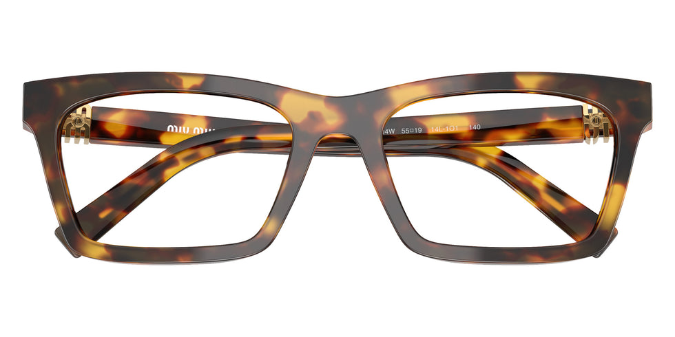 Miu Miu® MU 04WV Eyeglasses MU 04WV 14L1O1 55 - Havana Honey