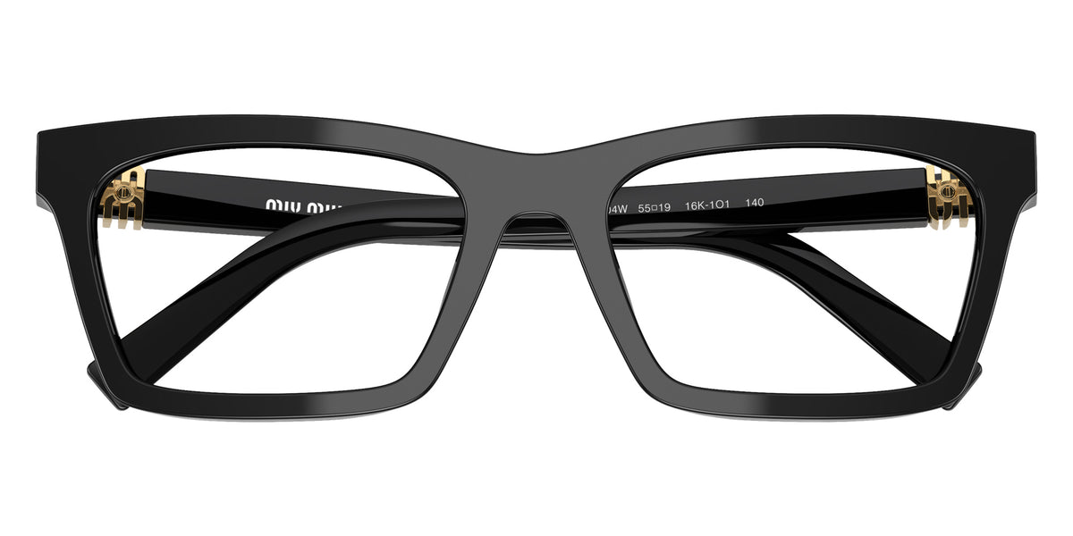 Miu Miu® MU 04WV Eyeglasses MU 04WV 16K1O1 55 - Black