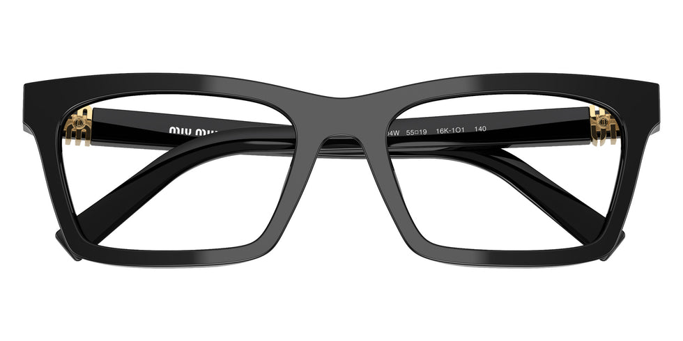 Miu Miu® MU 04WV Eyeglasses MU 04WV 16K1O1 55 - Black
