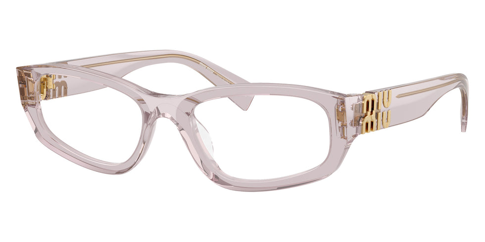 Miu Miu® MU 04YV Eyeglasses MU 04YV 12W1O1 54 - Mauve Transparent