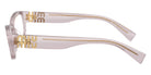 Miu Miu® MU 04YV Eyeglasses MU 04YV 12W1O1 54 - Mauve Transparent