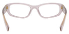 Miu Miu® MU 04YV Eyeglasses MU 04YV 12W1O1 54 - Mauve Transparent