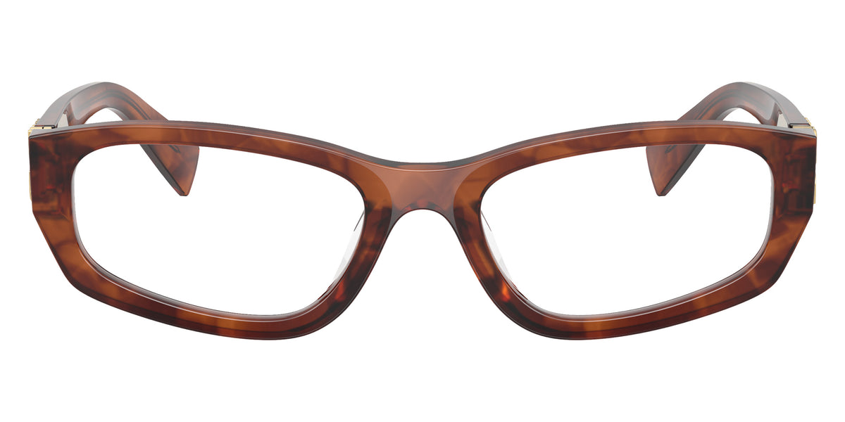 Miu Miu® MU 04YV Eyeglasses MU 04YV 26E1O1 52 - Striped Tobacco