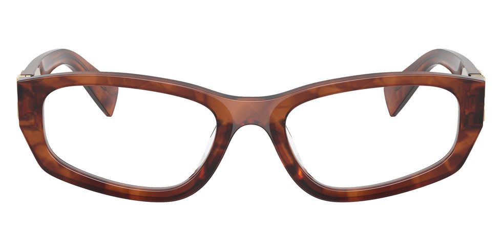 Miu Miu® MU 04YV Eyeglasses MU 04YV 26E1O1 52 - Striped Tobacco