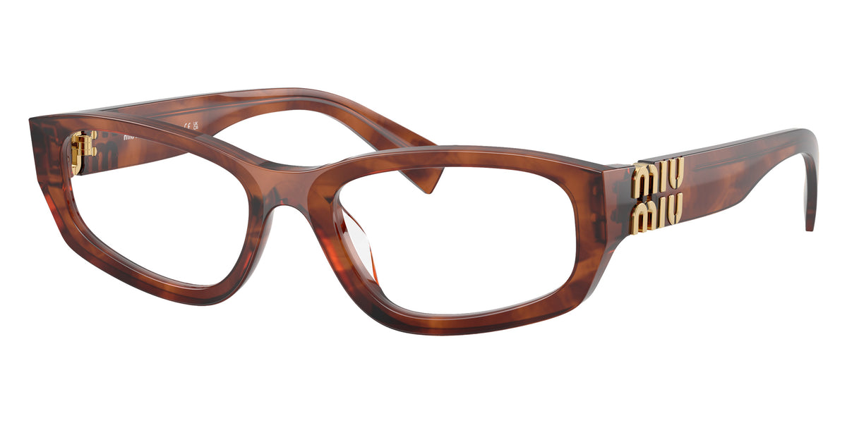 Miu Miu® MU 04YV Eyeglasses MU 04YV 26E1O1 52 - Striped Tobacco