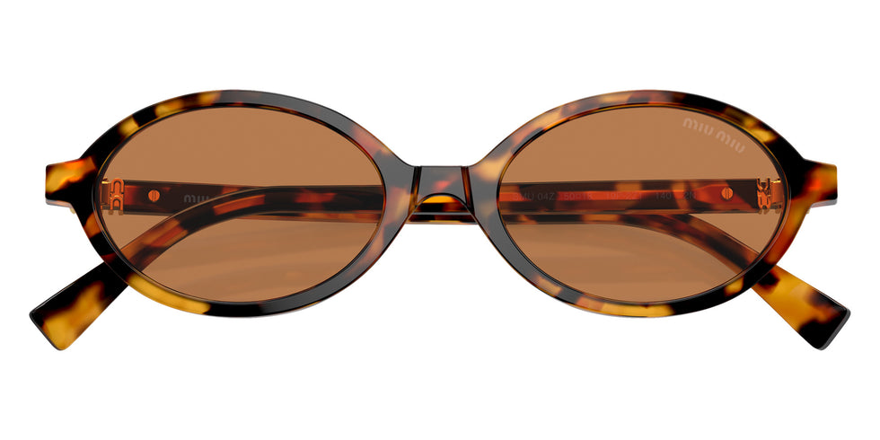 Miu Miu® MU 04ZS Sunglasses MU 04ZS 19P2Z1 50 - Light Havana