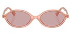 Miu Miu® MU 04ZS Sunglasses MU 04ZS 20I60V 50 - Opaline Pink