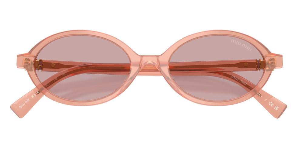 Miu Miu® MU 04ZS Sunglasses MU 04ZS 20I60V 50 - Opaline Pink