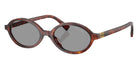 Miu Miu® MU 04ZS Sunglasses MU 04ZS 21C40O 50 - Havana Mahogany