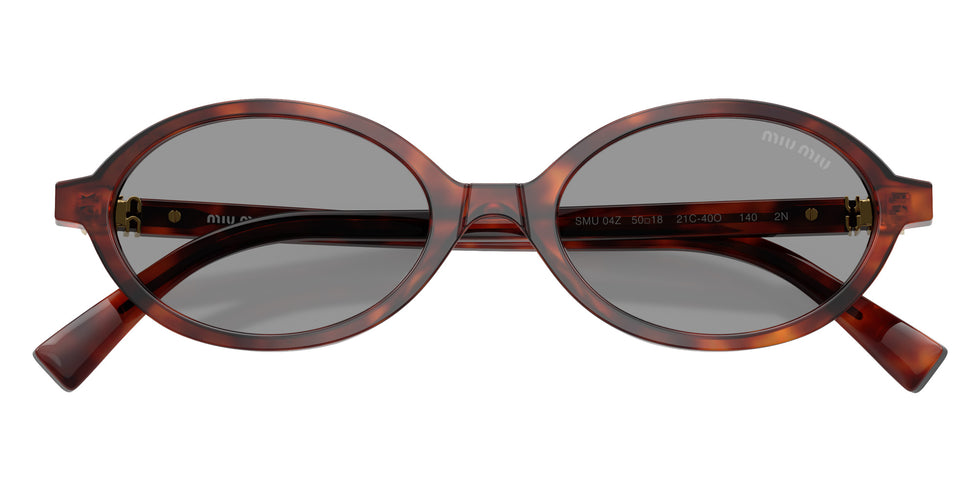Miu Miu® MU 04ZS Sunglasses MU 04ZS 21C40O 50 - Havana Mahogany