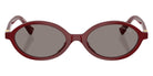 Miu Miu® MU 04ZS Sunglasses MU 04ZS 21I80Q 50 - Opaline Bordeaux