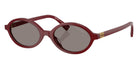 Miu Miu® MU 04ZS Sunglasses MU 04ZS 21I80Q 50 - Opaline Bordeaux