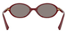 Miu Miu® MU 04ZS Sunglasses MU 04ZS 21I80Q 50 - Opaline Bordeaux
