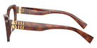 Miu Miu® MU 05VV Eyeglasses MU 05VV 11Q1O1 53 - Striped Tobacco