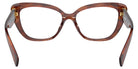 Miu Miu® MU 05VV Eyeglasses MU 05VV 11Q1O1 53 - Striped Tobacco