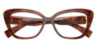 Miu Miu® MU 05VV Eyeglasses MU 05VV 11Q1O1 53 - Striped Tobacco