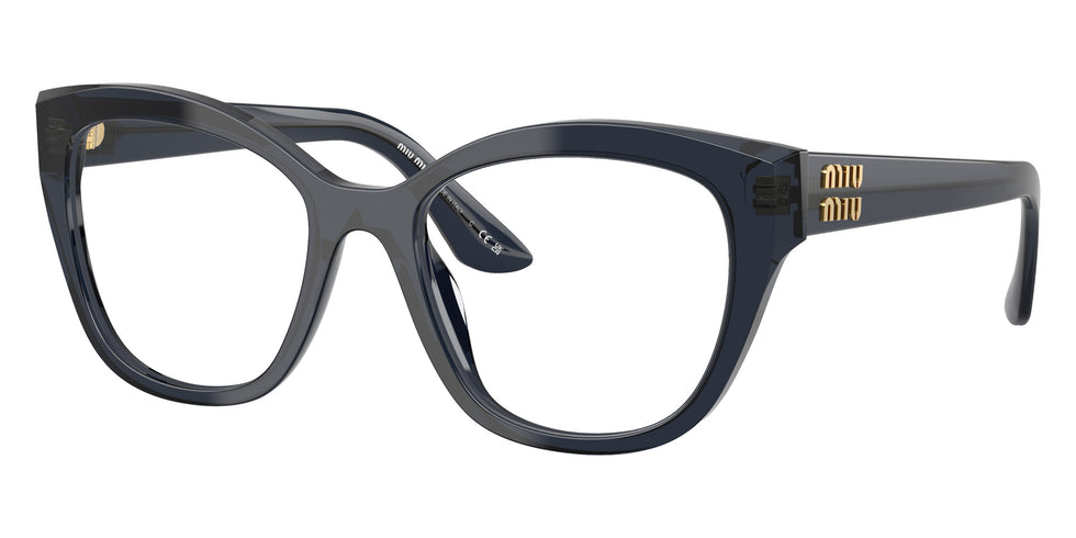 Miu Miu® MU 05XV Eyeglasses MU 05XV 08Q1O1 54 - Blue Transparent