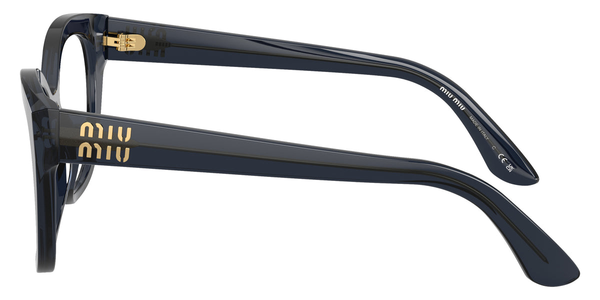 Miu Miu® MU 05XV Eyeglasses MU 05XV 08Q1O1 54 - Blue Transparent