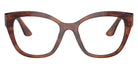 Miu Miu® MU 05XV Eyeglasses MU 05XV 11Q1O1 52 - Striped Tobacco