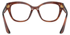 Miu Miu® MU 05XV Eyeglasses MU 05XV 11Q1O1 52 - Striped Tobacco