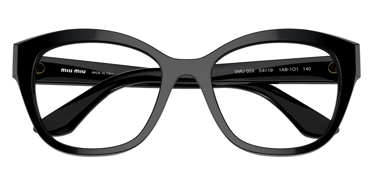 Miu Miu® MU 05XV Eyeglasses MU 05XV 1AB1O1 54 - Black